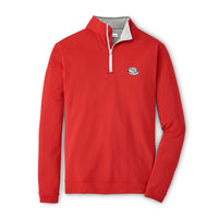 PETER MILLAR GAMEDAY - UNIVERSITY OF ALABAMA - HARD HAT - 14 ZIPS CRIMSON / S HARD HAT PERTH PERFORMANCE 1/4 ZIP