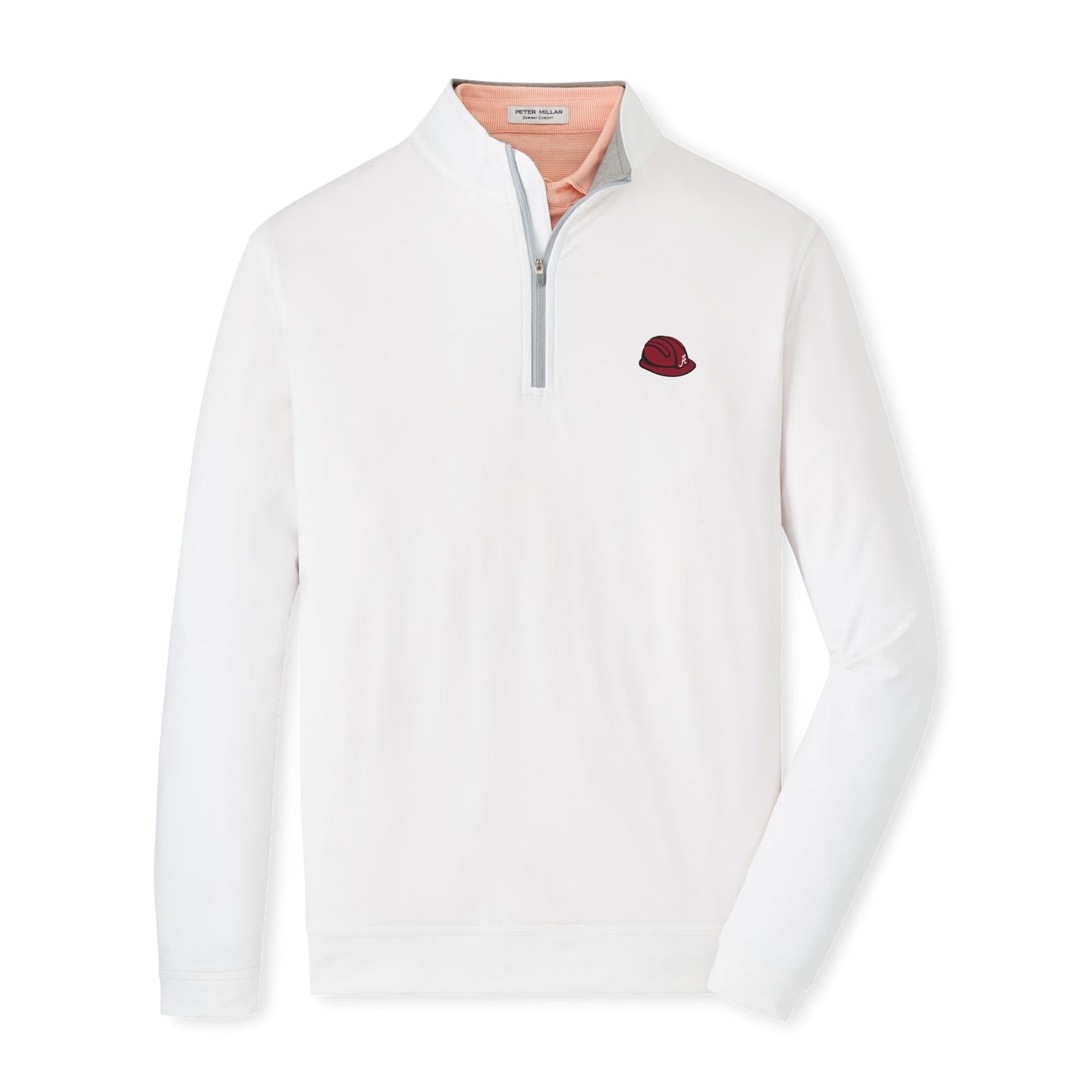 PETER MILLAR GAMEDAY - UNIVERSITY OF ALABAMA - HARD HAT - 14 ZIPS HARD HAT PERTH PERFORMANCE 1/4 ZIP