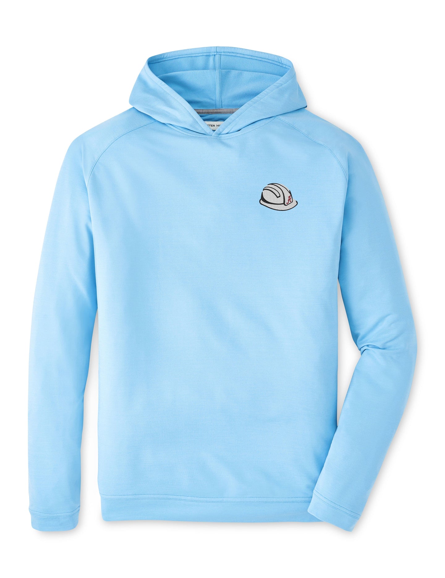 PETER MILLAR GAMEDAY - UNIVERSITY OF ALABAMA - HARD HAT - HOODIES COTTAGE BLUE / S Hard Hat Pine Performance Hoodie