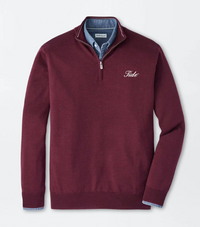 PETER MILLAR GAMEDAY - UNIVERSITY OF ALABAMA - TIDE - 14 ZIPS AUTUMN FOLIAGE / S TIDE AUTUMN CREST QUARTER-ZIP