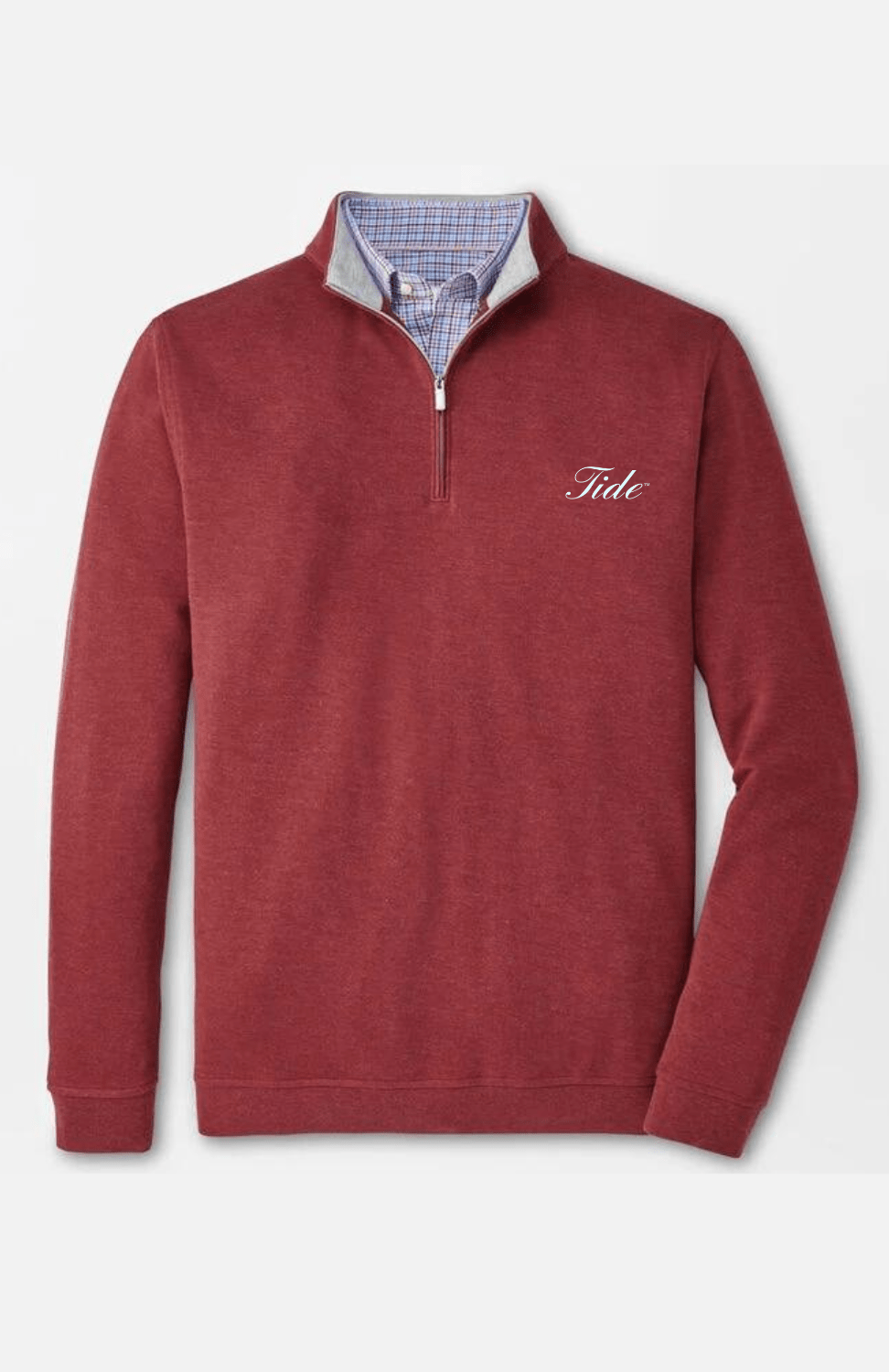 PETER MILLAR GAMEDAY - UNIVERSITY OF ALABAMA - TIDE - 14 ZIPS CELOSIA RED / M TIDE CROWN COMFORT PULLOVER F24