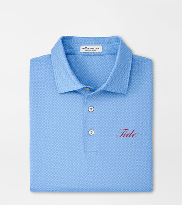 PETER MILLAR GAMEDAY - UNIVERSITY OF ALABAMA - TIDE - POLOS COTTAGE BLUE / M TIDE PETER MILLAR DOLLY POLO