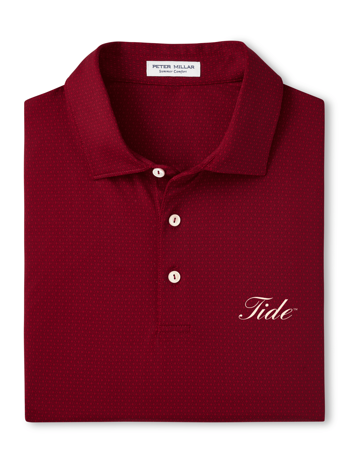 PETER MILLAR GAMEDAY - UNIVERSITY OF ALABAMA - TIDE - POLOS TIDE TESSERACT PERFORMANCE POLO