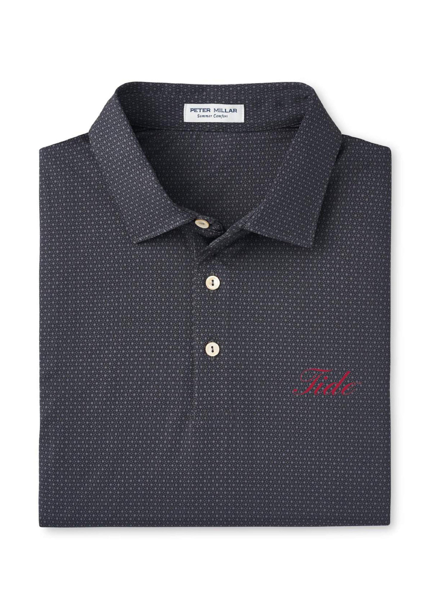 PETER MILLAR GAMEDAY - UNIVERSITY OF ALABAMA - TIDE - POLOS TIDE TESSERACT PERFORMANCE POLO