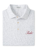 PETER MILLAR GAMEDAY - UNIVERSITY OF ALABAMA - TIDE - POLOS WHITE/GALE GREY / S TIDE BLITZ PERFORMANCE JERSEY POLO