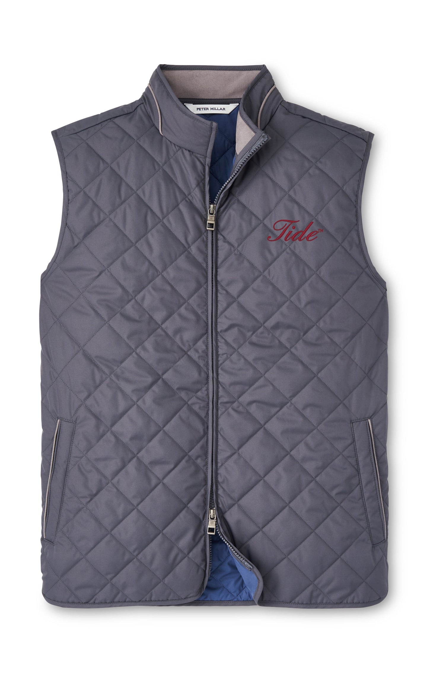 PETER MILLAR GAMEDAY - UNIVERSITY OF ALABAMA - TIDE - VESTS IRON / S TIDE ESSEX VEST