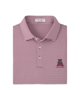 PETER MILLAR GAMEDAY - UNIVERSITY OF ALABAMA - TUSCALOOSA VAULT A - POLOS POMEGRANATE / S TUSCALOOSA VAULT CEDAR PERFORMANCE POLO