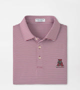 PETER MILLAR GAMEDAY - UNIVERSITY OF ALABAMA - TUSCALOOSA VAULT A - POLOS POMEGRANATE / S TUSCALOOSA VAULT CEDAR PERFORMANCE POLO