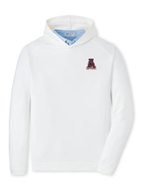 PETER MILLAR GAMEDAY - UNIVERSITY OF ALABAMA - TUSCALOOSA VAULT A WHITE / S TUSCALOOSA VAULT A PINE PERFORMANCE HOODIE