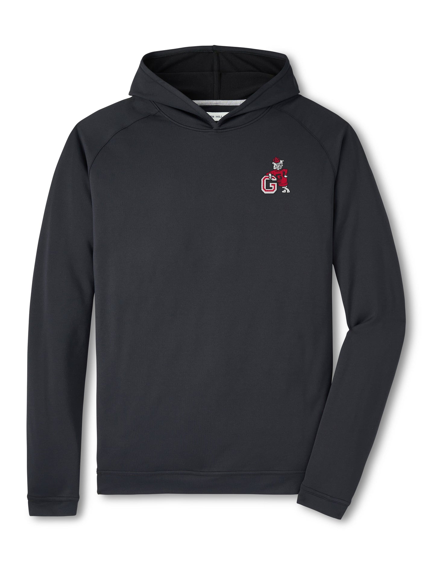 PETER MILLAR GAMEDAY - UNIVERSITY OF GEORGIA - HOODIES BLACK / S VINTAGE DAWG PINE PERFORMANCE HOODIE