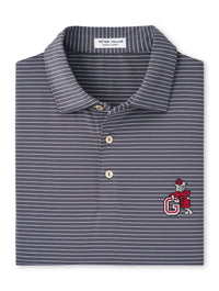 PETER MILLAR GAMEDAY - UNIVERSITY OF GEORGIA - POLOS IRON / S Vintage Dawgs Hemlock Jersey Polo