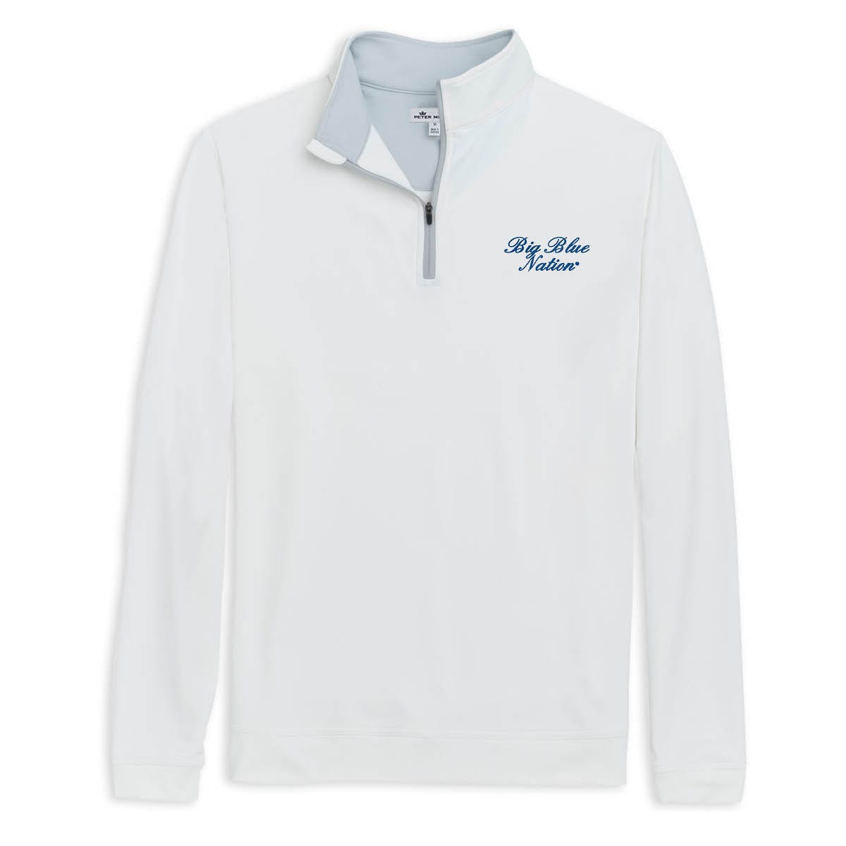 PETER MILLAR GAMEDAY - UNIVERSITY OF KENTUCKY - 14 ZIPS BIG BLUE NATION SOLID 1/4 ZIP