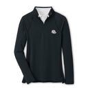 PETER MILLAR GAMEDAY - WOMENS ZIP BLK / S HARD HAT RAGLAN SLEEVE PERTH LAYER
