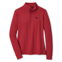 PETER MILLAR GAMEDAY - WOMENS ZIP CRI1 / S HARD HAT RAGLAN SLEEVE PERTH LAYER