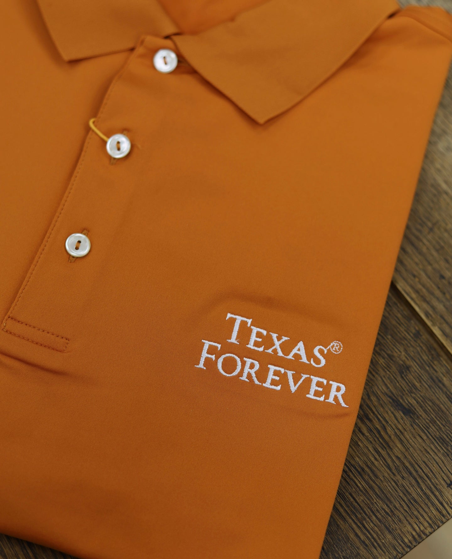 PETER MILLAR KNITS RUST 1 / S TEXAS FOREVER SOLID