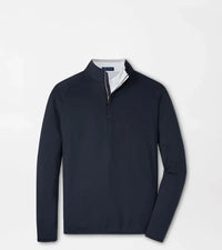 PETER MILLAR OUTERWEAR - 14 ZIP BLACK / M STEALTH PERFORMANCE 1/4 ZIP
