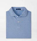 PETER MILLAR OUTERWEAR - 14 ZIP BLUE TOPAZ / XL ALBATROSS COTTON BLEND PIQUE