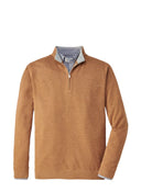 PETER MILLAR OUTERWEAR - 14 ZIP BRITISH TAN / M CROWN COMFORT PULLOVER