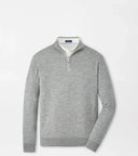PETER MILLAR OUTERWEAR - 14 ZIP GALE GREY / L EXCURSIONIST FLEX 1/4 ZIP