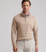 PETER MILLAR OUTERWEAR - 14 ZIP GRANT BIRDSEYE 1/4 ZIP