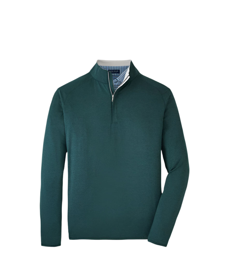 Peter selling Millar men's 3/4 zipper green pullover