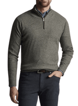 PETER MILLAR OUTERWEAR - 14 ZIP MILL WOOL-CASHMERE 1/4 ZIP