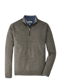 PETER MILLAR OUTERWEAR - 14 ZIP MILL WOOL-CASHMERE 1/4 ZIP