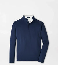 PETER MILLAR OUTERWEAR - 14 ZIP NAVY / M STEALTH PERFORMANCE 1/4 ZIP