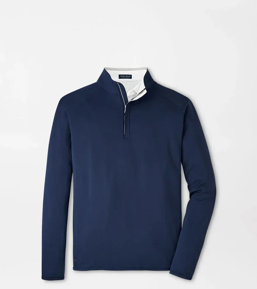 PETER MILLAR OUTERWEAR - 14 ZIP NAVY / M STEALTH PERFORMANCE 1/4 ZIP
