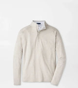 PETER MILLAR OUTERWEAR - 14 ZIP OAT / M STEALTH PERFORMANCE 1/4 ZIP