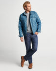 PETER MILLAR OUTERWEAR - JACKET NORFOLK QUILTED BOMBER