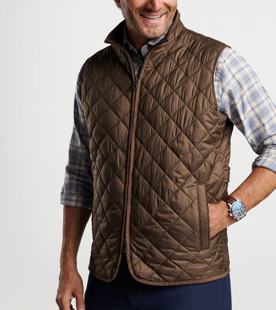 PETER MILLAR OUTERWEAR - VEST Essex Quilted Travel Vest