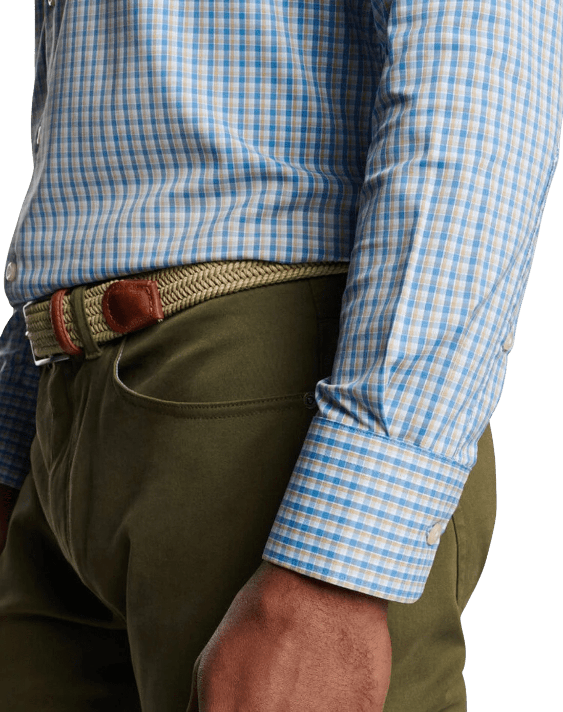 PETER MILLAR SHIRTS - DRESS ASHBURY PERFORMANCE TWILL SPORT SHIRT