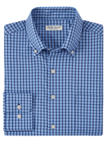 PETER MILLAR SHIRTS - DRESS SPORT NAVY / M ASHBURY PERFORMANCE TWILL SPORT SHIRT