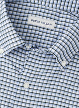 PETER MILLAR SHIRTS - LS SPORT CASHIERS PERFORMANCE TWILL