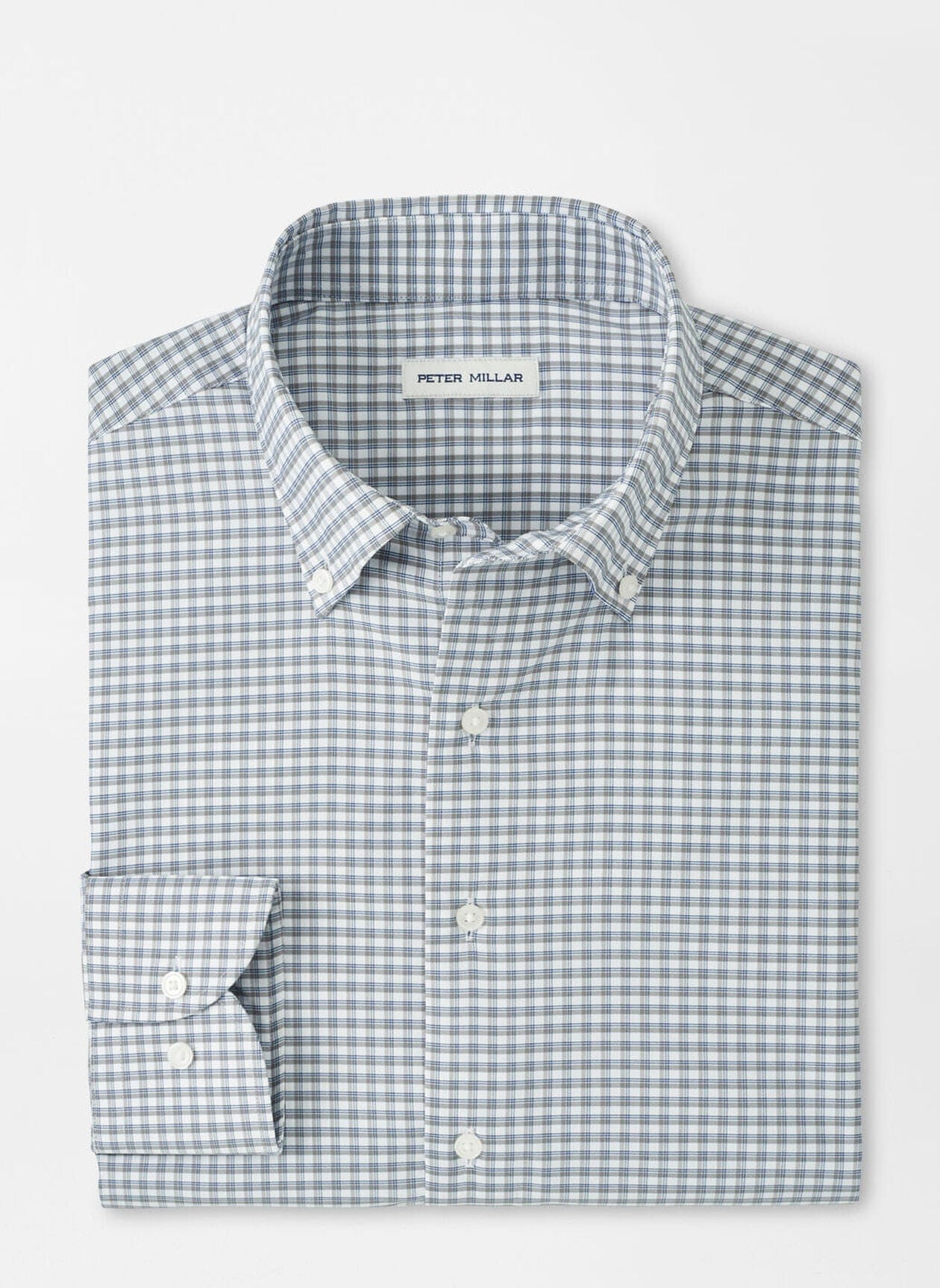 PETER MILLAR SHIRTS - LS SPORT DPVRD / M CASHIERS PERFORMANCE TWILL