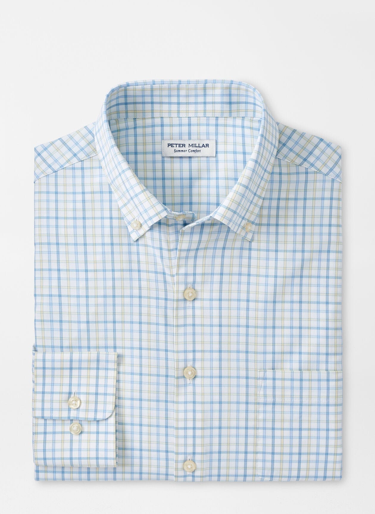 PETER MILLAR SHIRTS - LS SPORT LARKSPUR / S EASPORT PERFORMANCE TWILL SPORT SHIRT