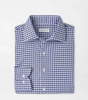 PETER MILLAR SHIRTS - LS SPORT NAVY / M FAIRBANKS PERFORMANCE TWILL SPORT SHIRT