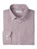 PETER MILLAR SHIRTS - LS SPORT SPARROW RED / M CASHIERS PERFORMANCE TWILL SPORT SHIRT