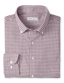 PETER MILLAR SHIRTS - LS SPORT SPARROW RED / M CASHIERS PERFORMANCE TWILL SPORT SHIRT