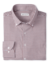 PETER MILLAR SHIRTS - LS SPORT SPARROW RED / M CASHIERS PERFORMANCE TWILL SPORT SHIRT