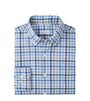 PETER MILLAR SHIRTS - LS SPORT WHITE / MEDIUM CHAMBLY CROWN LITE COTTON-STRETCH SPORT SHIRT