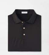 PETER MILLAR SHIRTS - POLO BLACK / L SOLID PERFORMANCE JERSEY POLO