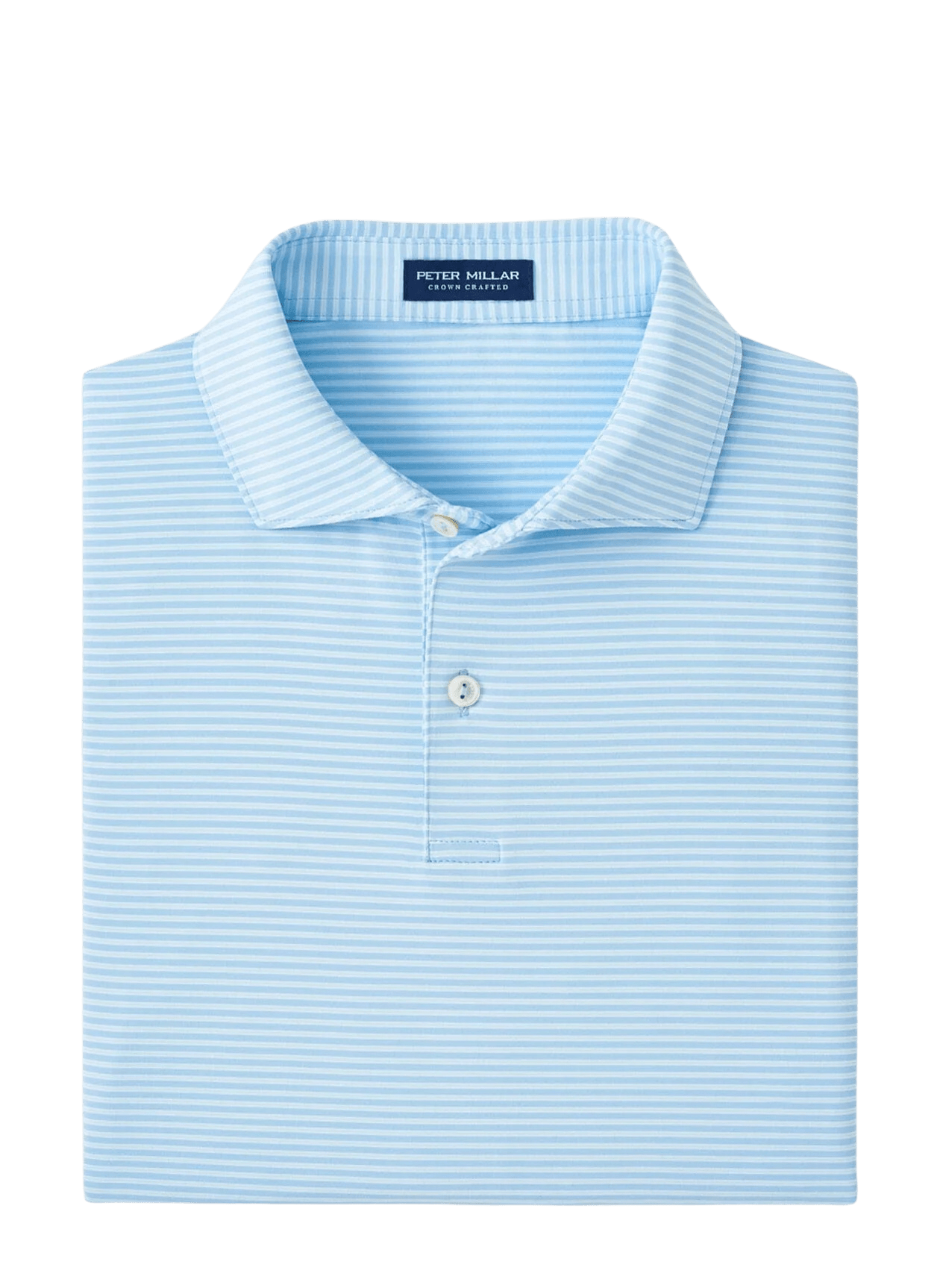 PETER MILLAR SHIRTS - POLO BLUE FROST / M AMBROSE PERFORMANCE JERSEY POLO