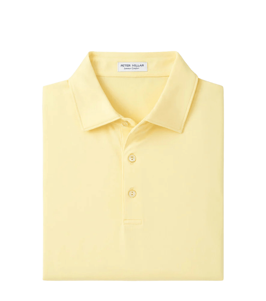 PETER MILLAR SHIRTS - POLO DAYLIGHT / XL SOLID PERFORMANCE JERSEY POLO