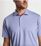 PETER MILLAR SHIRTS - POLO LAVENDER FOG / XL SOLID PERFORMANCE JERSEY POLO