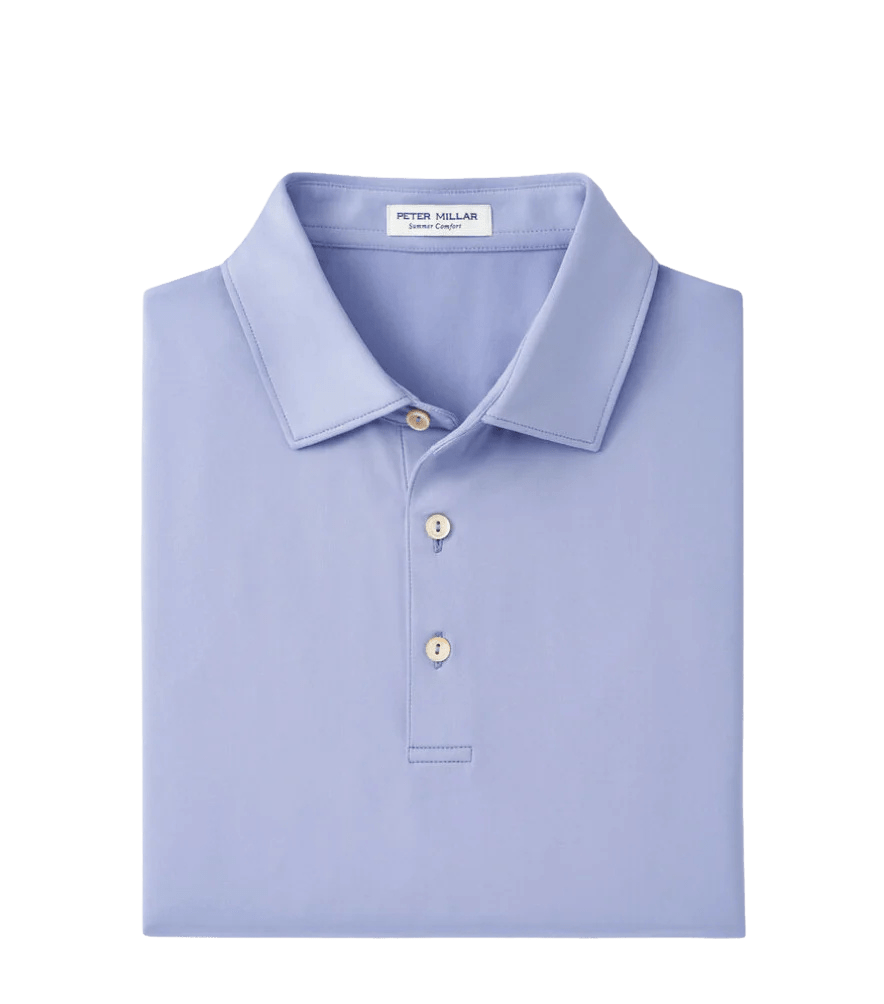 PETER MILLAR SHIRTS - POLO LVFOG / M SOLID PERFORMANCE JERSEY POLO