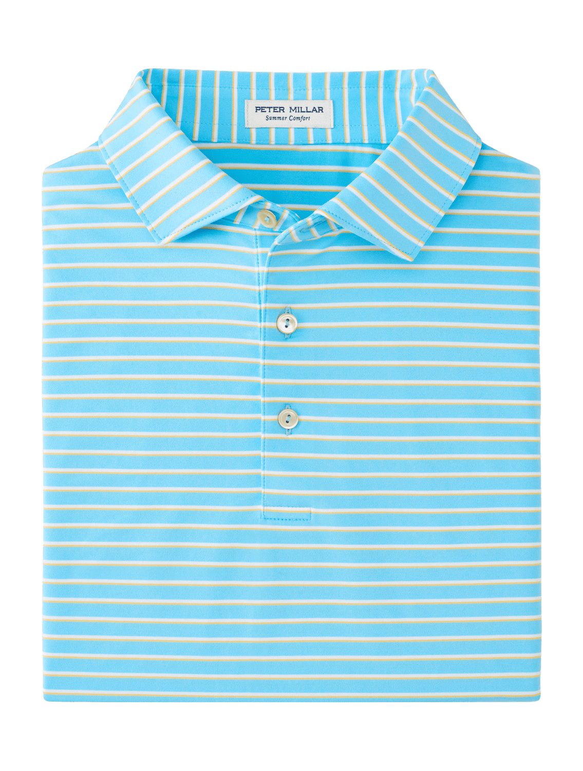 PETER MILLAR SHIRTS - POLO MAYA BLUE / M DUNNES PERFORMANCE JERSEY POLO