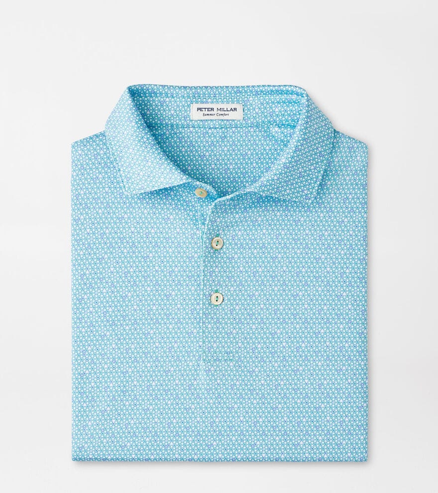 PETER MILLAR SHIRTS - POLO MEADOW / XL COSTANZO GEO PERFORMANCE JERSEY POLO