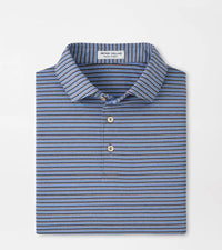 PETER MILLAR SHIRTS - POLO POPLAR BROWN / M LENWAY PERFORMANCE JERSEY POLO